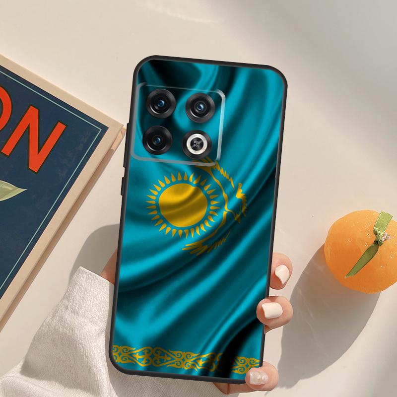 Kazakhstan Flag Case For OnePlus 13R 12R 10R 13T 10T 11 12 13 15 OnePlus Nord 5 CE 2 3 4 Lite N20 N30 Cover