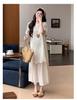 Spring/Summer 2026 Korean Plus Size Patchwork Maternity Dress
