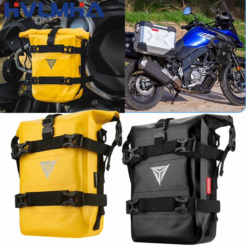 Universal Motorcycle Tool Bags Motorbike Crash Bar Bag Adventure Waterproof Moto Side Backpack Saddlebag 3 Color