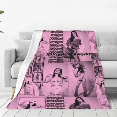 Charli Xcx Music Flannel Throw Blankets Blankets for Home Car Warm Bed Rug
