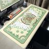 XXL Sakura Card Anime Pattern Mousepads Extended Gaming Keyboard Carpet Non-slip Computer Mousemat Offices Accessories Table Mat