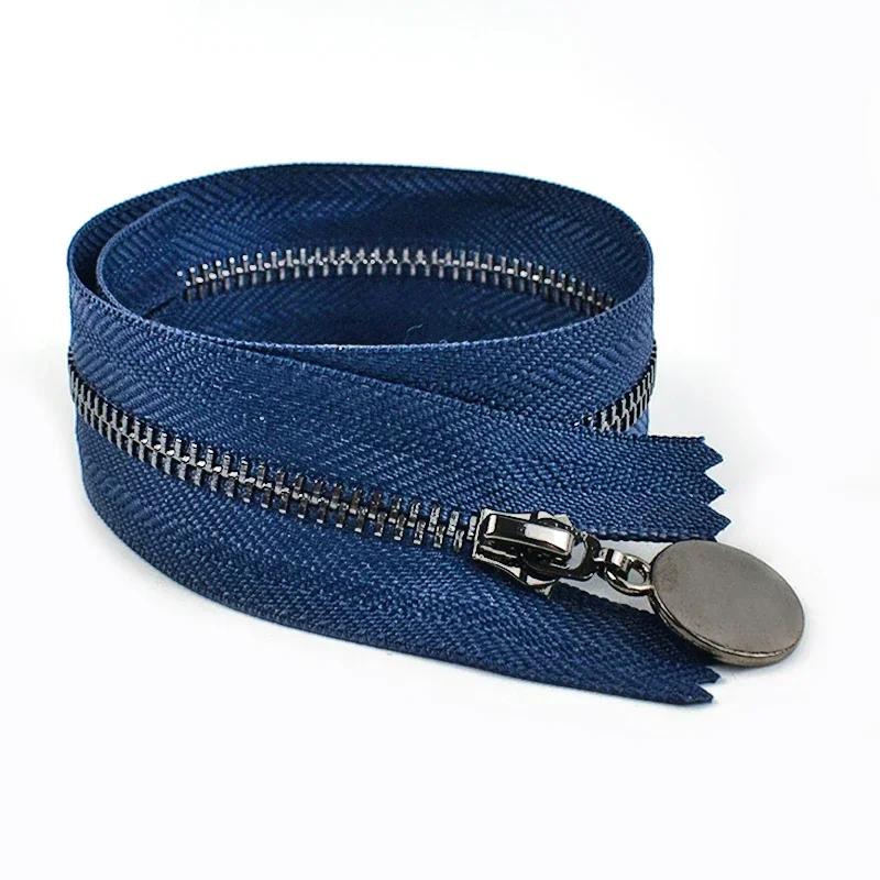 Meetee 3/5 Bucăți Kit de Reparație Fermoar Metalic #3 15-30cm Capăt Închis 40-70cm Capăt Deschis Fermoare pentru Buzunar Îmbrăcăminte Accesorii de Cusut