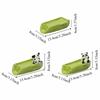No Punching Ceramic Self Draining Soap Holder Bamboo Cute Panda Soap Dish with Drain Holes Creative Soap Tray Kitchen