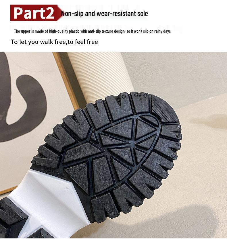 Women's Waterproof Rain Boots: Short-Cuffed Non-Slip Summer Shoes for Outdoor Wear and Kitchen Use.