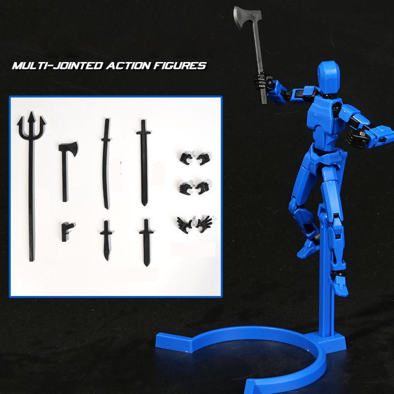 UNGH Multi-Jointed Movable Robot 3D Printed Mannequin Toy 13 Action Figure Full Body Movable Robot Toys Gifts For Children