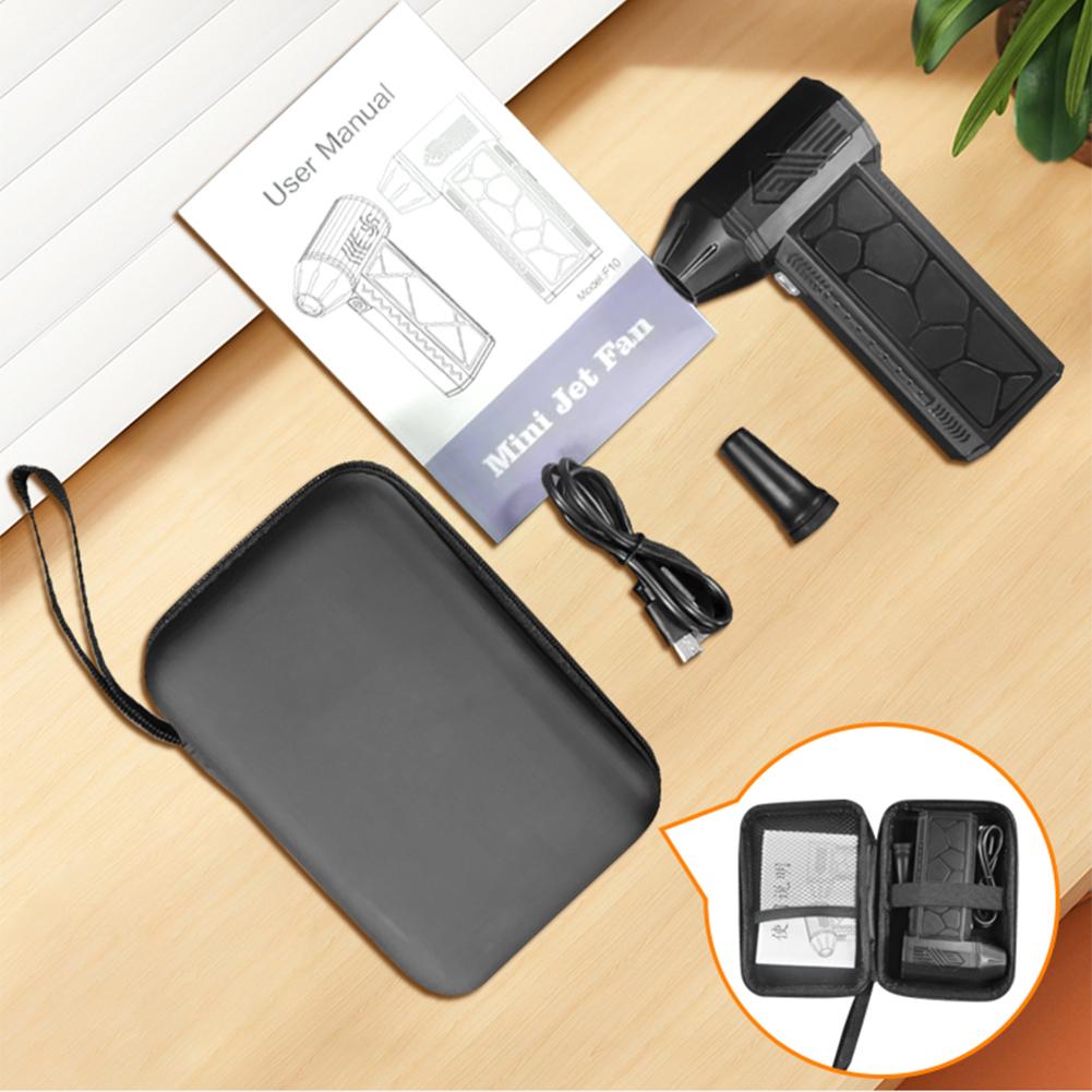 Mini Turbo Jet Fan 130000 RPM Brushless Motor Turbo Violent Fan Strong Winds 50m/s Turbo Jet Blower Air Duster Blower