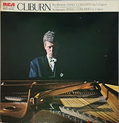 LP Record VAN CLIBURN CHICAGO SYMPHONY ORCHE  Beethoven Schumann Piano Concerto SX2707 RCA RED SEAL 1973 Japan Classical Used