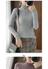 Women's Striped High-Neck Slim Fit Knit Sweater - 2025 Autumn/Winter Collection