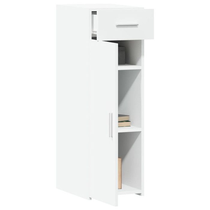 VidaXL Buffet blanc 30x42,5x93 cm bois d'ingénierie 846271