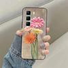 For Infinix Hot 50 5G Phone Case Heart Flower Soft Liquid Silicon Cover For Infinix Hot 50 Pro Plus Cases hot50 Protection Shell
