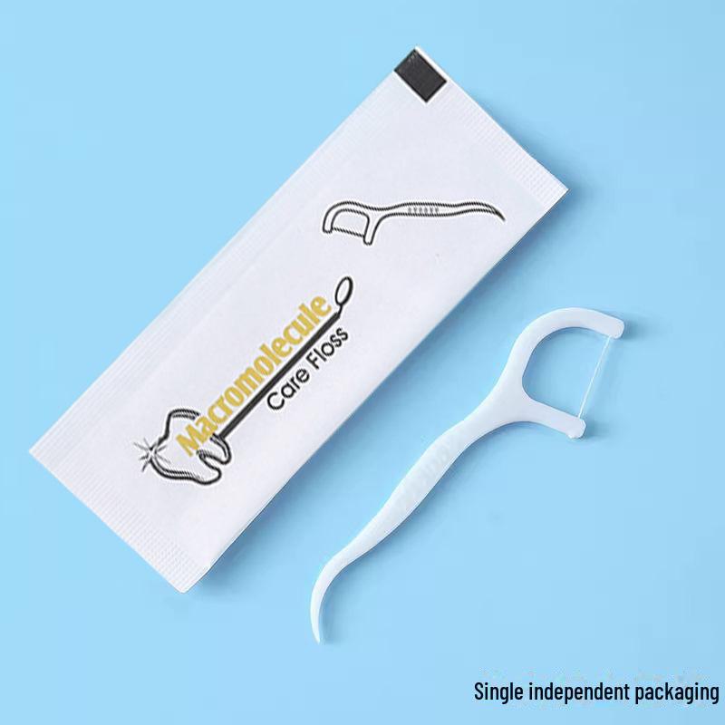 

50 шт. высокопрочных ультратонких зубных нитей с логотипом для ухода за полостью рта