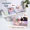 Acrylic Transparent Desktop Storage Organizer for Cosmetics, Snacks, and Sundries