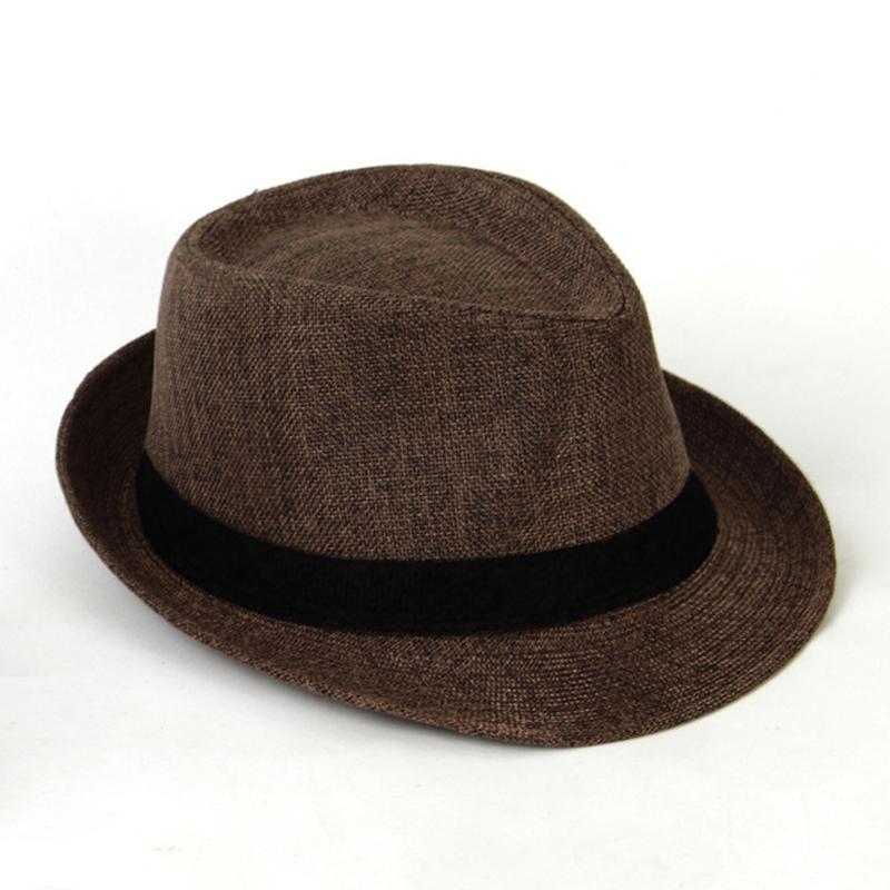 Straw Trilby Sun Hat Mens Ladies Womens Summer Panama Designer Fedora Beach Hat