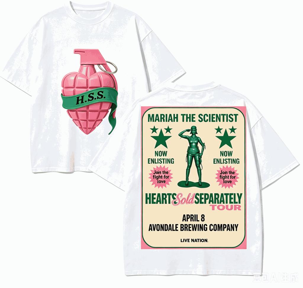 Mariah The Scientist Für Fan Geschenk T-Shirt Unisex Unisex Harajuku Oversized Unisex Kurzarm Streetwear Hohe Qualität Paare Weich