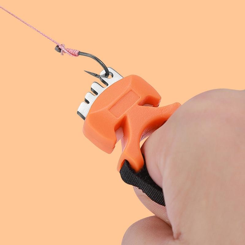 Ceramic Edges Line Trimmer Tool Adjustable Finger Band Stainless Steel Construction For Quick Lures Corrections And Secure Knots Small Fishing