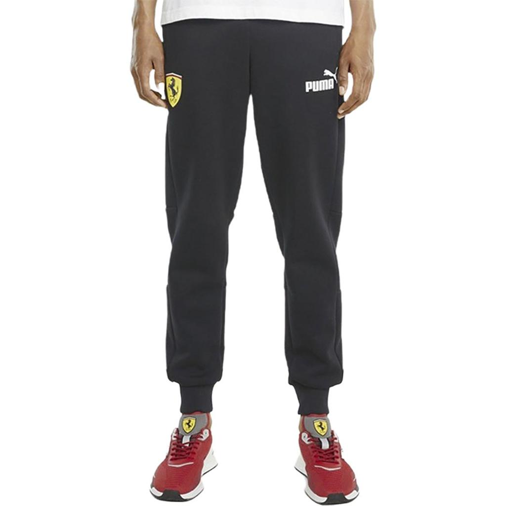 Puma Racing Sports Casual Cuffed Knit Joggers Unisex Joggers Black 531652-01