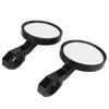 UTV Side Rearview Mirrors Round Black Aluminum Alloy Adjustable Replacement for Polaris RZR 900 XP 1000 1.75in Clamps