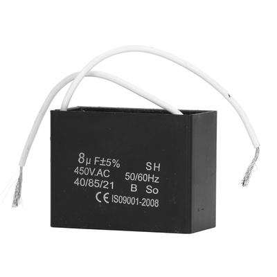 8 Mikrofarad Generator Anlaufkondensator Lüftermotor Klimaanlage Betriebskondensator 450VAC