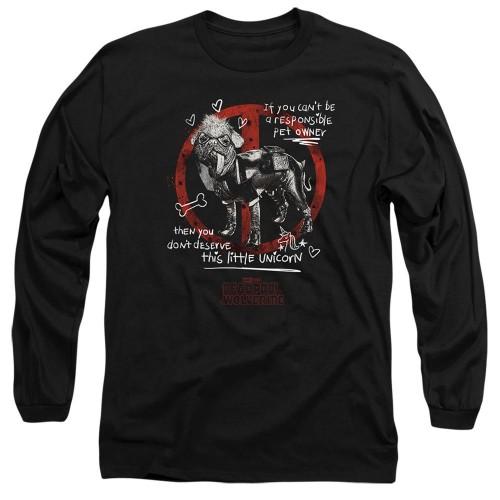 Deadpool & Wolverine Unisex Adult Dogpool Unicorn T-Shirt