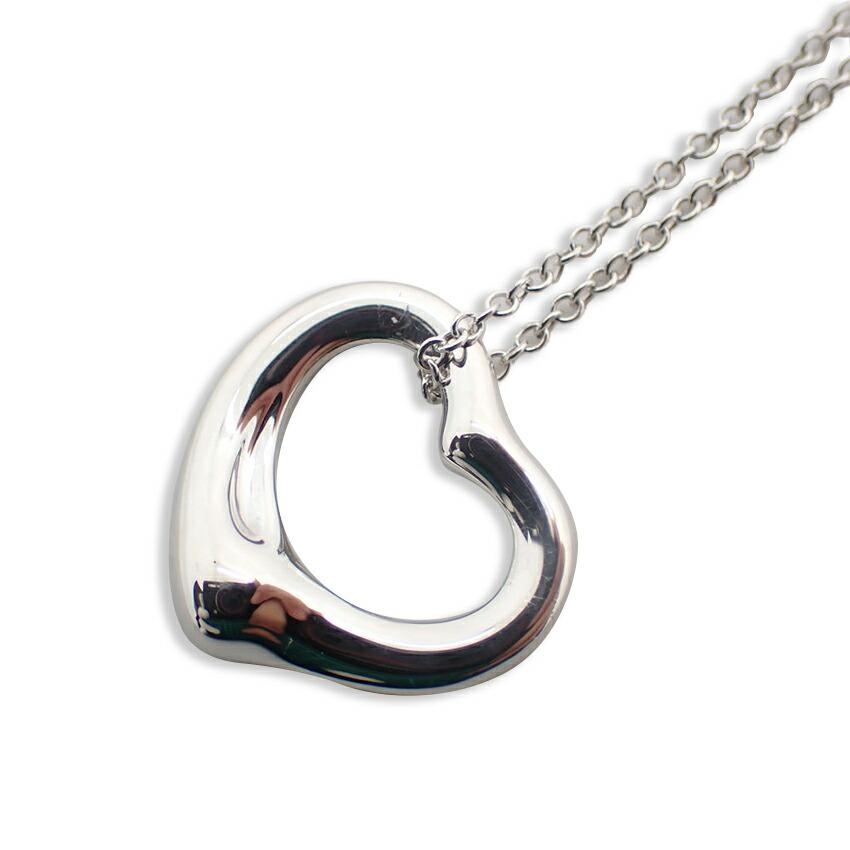 

[Used] TIFFANY/Tiffany 925 Open Heart Pendant/Necklace/g422-37