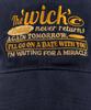 Wig Again Tomorrow Cotton Peach Ball Cap - Navy