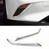 For Mazda CX3 CX-3 2016- ABS Chrome Car Exterior Headlight Trim Front Rear Fog Light Cover Side Handle Center Grill  Cover