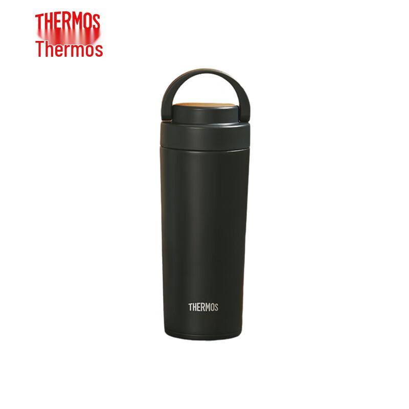 THERMOS Portable Stainless Steel Water Bottle with Handle, 420ml