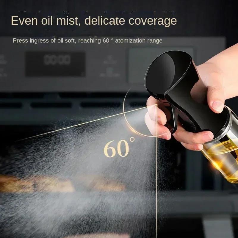 Bouteille de pulvérisation d'huile Pot de cuisine Distributeurs d'huile de cuisson domestique Pulvérisateur d'huile d'olive Mister pour friteuse à air Salade Cuisson