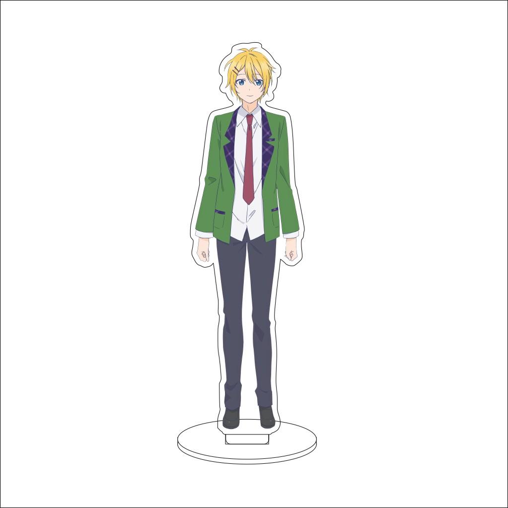 16CM Anime Happy Sugar Life Cosplay Ornaments Matsuzaka Satou Koube Shio Koube Asahi Acrylic Stand Figure Stand Halloween Gifts
