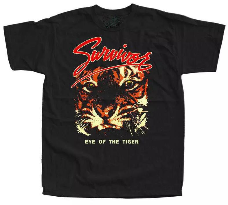 Vintage Survivor Band Eye Of Tiger T-shirt size S-5XL S
