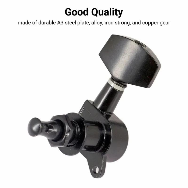 Folk Electric Guitar with Fully Enclosed Handle String Knob Winding Knob Tuner Guitar Accessories