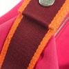 HERMES Bridea Black GM Bag pouch vanity bag H logo Hand Bag cotton hibiscus pink
