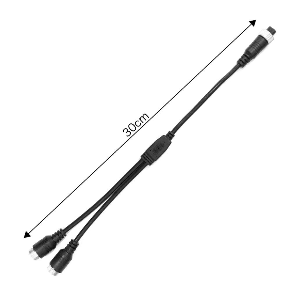 Sunny 4 Pin Splitter Cable, 2 Split Connection Cord, Length 11.8 inches (30 cm),