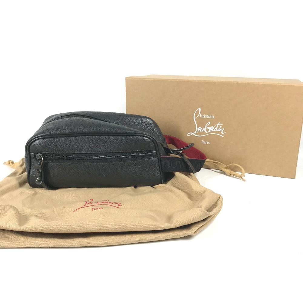 Christian Louboutin 1205142 BLASTER Bags with straps Clutch bag Pouch Black/Red