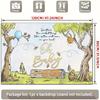2D Vintage Pooh Oh Baby Backdrop Newborn Baby Shower Party Background