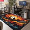 Vintage Retro Soccer Large Room Carpet Non Slip Cartoon Kids Bedroom Living Room Floor Mat Home Decor Children's Play Carpet