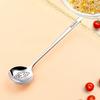 Cartoon 304 Stainless Steel Round Head Large Spoon Food Grade Flat Bottom Deep Soup Spoon Home Use Rice Spoon For Children