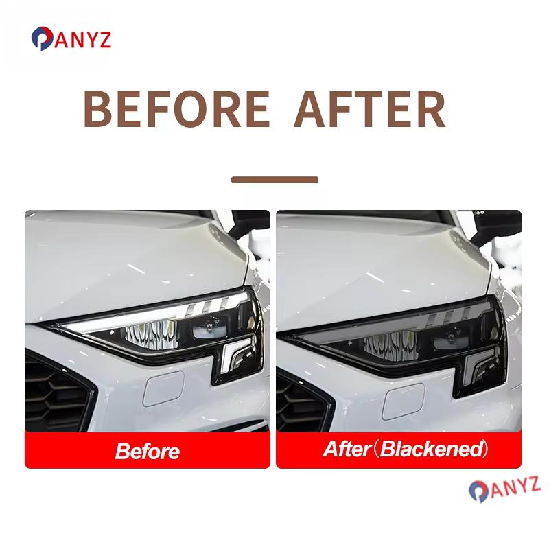 Car Headlight Protective Film Transparent Black TPU Sticker For Mercedes Benz CLS Class W218 C218 C257 CLS350 AMG Accessories