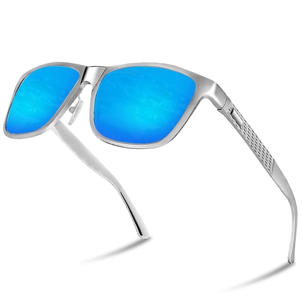 

Glazata Polarized UV400 Metal Sports Sunglasses for and Ice Blue Sunglasses, Protection, Frame, Driving, Baseball, Cycling, Fishing, Running, Golf,