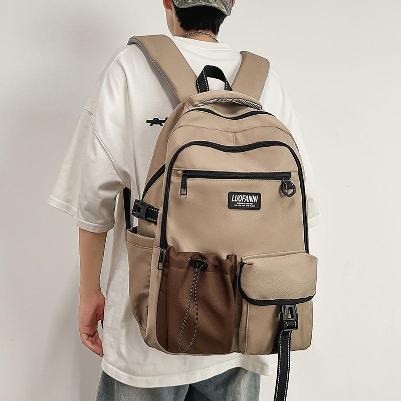 Schoolbag Multi-compartment Backpack Large Capacity Travel Male Student School Bag Ins Niche Tide Brand Light Outdoor Women's Mountaineering Backpack