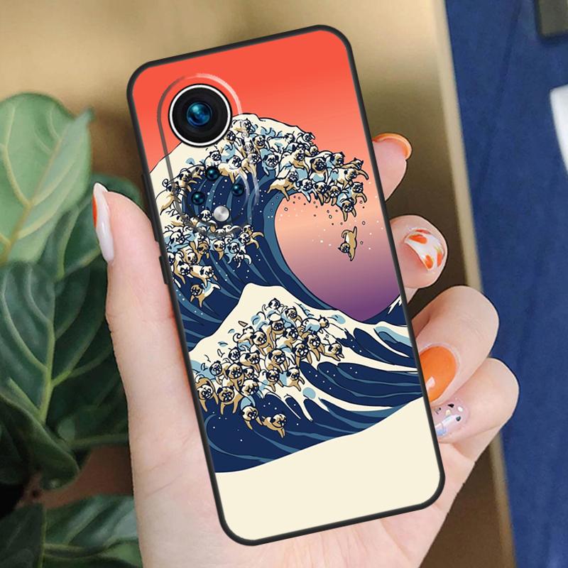 The Great Wave Case For Honor X9c X9b X8b X9a X8a X8 X9 50 70 90 Lite Honor 200 Pro Magic 7 5 6 Lite Cover