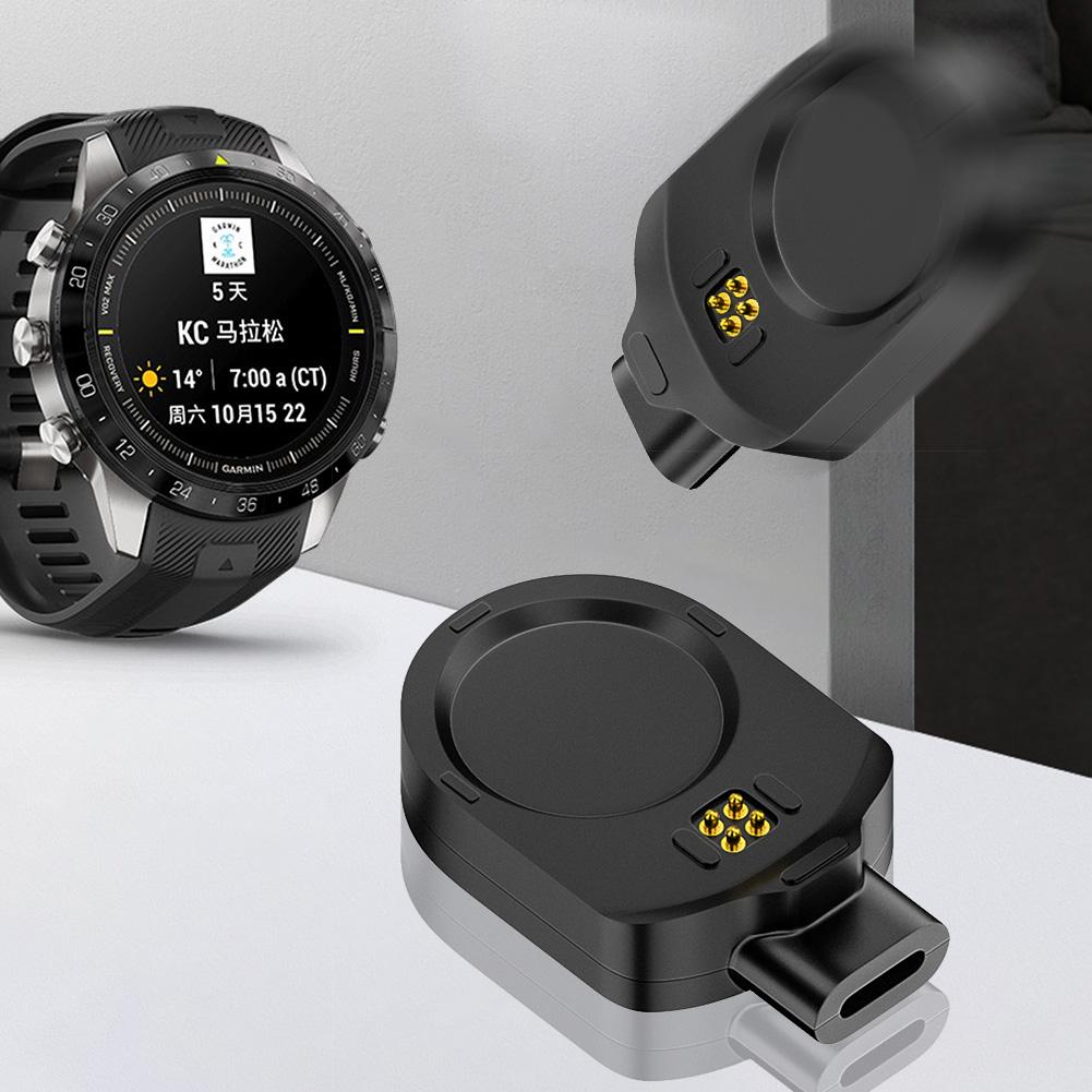 8 Pin/Type C To Garmin MARQ 2 MARQ (Gen 2) Watch Charger Connector Stable Charging Cable Converter Plug and Play for Home Travel