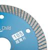 105 Ultra-Thin Ceramic Tile Cutting Blade - Fine, Chip-Free Vitrified Tile Saw Blade for Angle Grinder (Dry Cut).