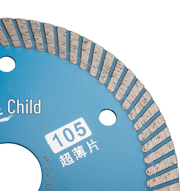 105 Ultra-Thin Ceramic Tile Cutting Blade - Fine, Chip-Free Vitrified Tile Saw Blade for Angle Grinder (Dry Cut).