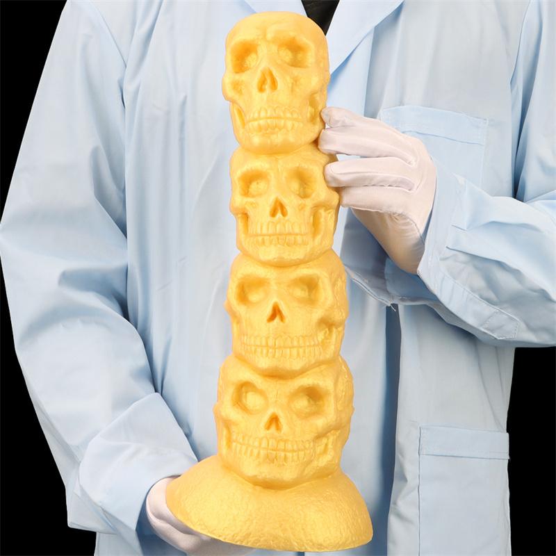 Skull Oversized Silicone Anal Plugs Dildos Alien Anal Plugs Alternative Anal Dilators Huge Masturbators