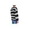 WE11DONE Knitted Striped Pullover Round Neck Long Sleeve Sweater Unisex Sweater Black WD-KT9-20-008-U-BLACK