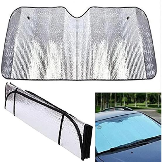 Car Sun Shade Film Windshield Visor Car Windshield Protection Accessories Car Sunshade 140 Cm X 70 Cm Foldable UV Protection
