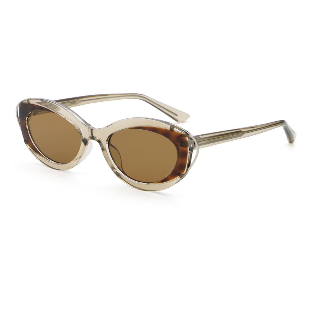 Cat Eye Sunglasses for Women, Slimming Design for Round & Square Faces, Celebrity Style, Korean Fashion, Anti-UV Protection