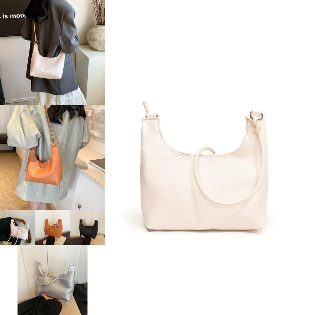 Elegant Lightweight Tote Bag Chic Summer Shoulder Crossbody Pu Handbag