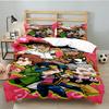 3PCS Jojo Bedding Set Printed Duvet Cover Closure Includes 1 Duvet Cover & 2 Pillowcases for All Seasons Bedroom Decor